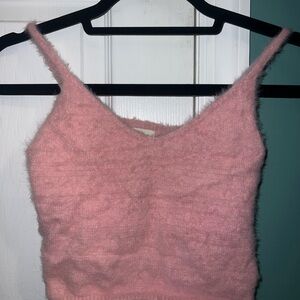 Fuzzy Pink Women's Top